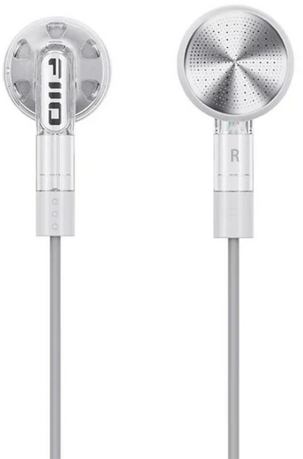 FIIO 飛傲 FF Series Wired 平頭式 耳機 可換線 鍍鈹振膜 透明色 FF1