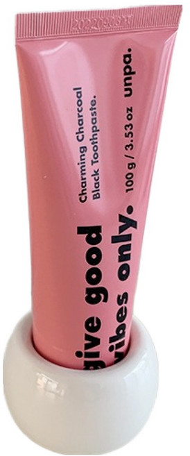 뉴앤룩 세라믹 치약 스탠드, 화이트, 1개