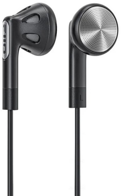 FIIO 飛傲 可換線鍍鈹振膜平頭塞耳機, 黑色, FF1