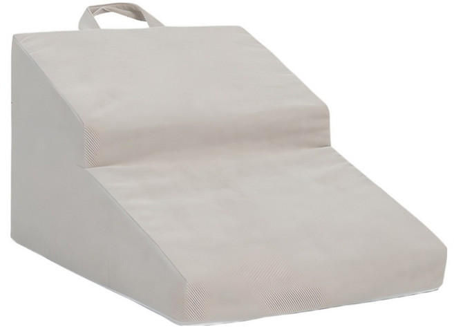 REDPUPPY 狗狗用防滑寵物階梯 2層, 1個, 燕麥米色