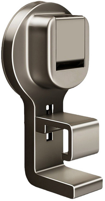 葉子小舖 吸盤臉盆掛勾, 1個, 灰色