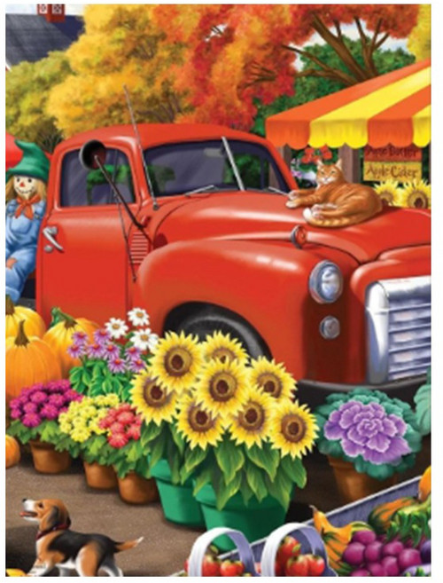 탑피아 알록달록 DIY보석십자수 20 x 30 cm, DAIK-1783, 1개