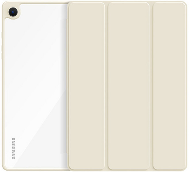 지에스비케이스 갤럭시탭 A9 플러스 하이브리드 케이스, 크림아이보리