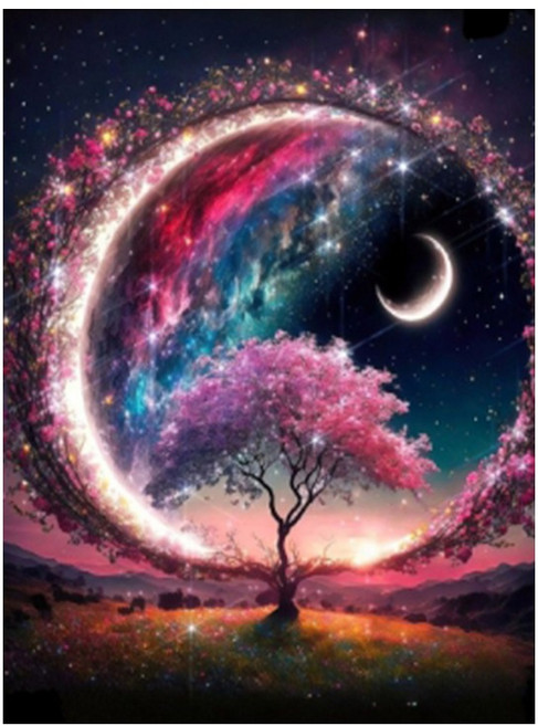 탑피아 알록달록 DIY보석십자수 30 x 40 cm, DAIK-1793, 1개