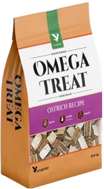에스클래스펫 강아지 오메가 트릿, 타조, 140g, 1개