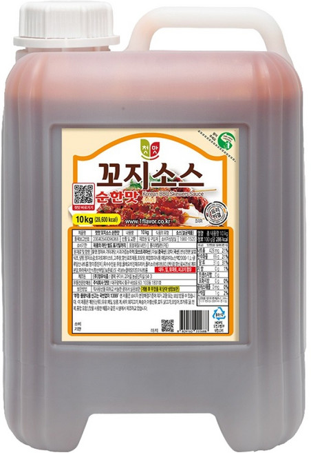 첫맛 꼬지 소스 순한맛, 10kg, 1개
