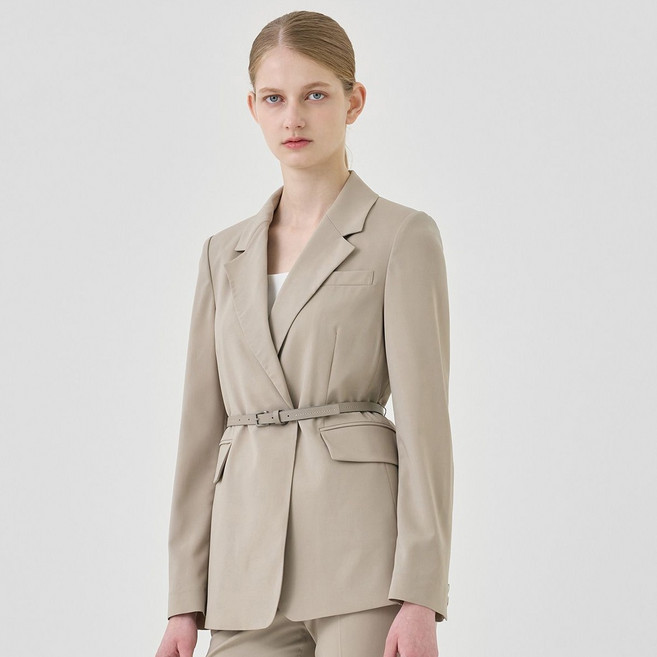 케네스레이디 여성용 밀랏 원버튼 테일러드 자켓