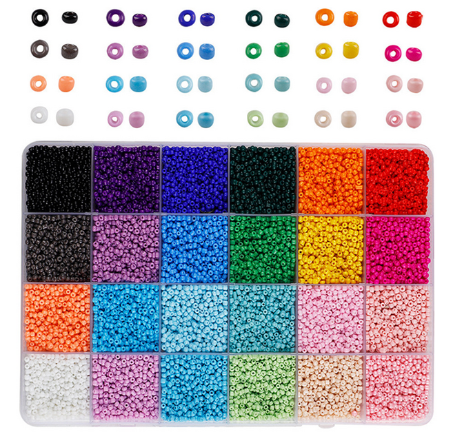 썸즈마인 팔찌만들기 구슬 비즈 diy 4mm, 혼합색상, 1개