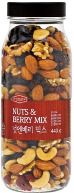 리치팜너트 넛엔베리 믹스넛, 440g, 1개
