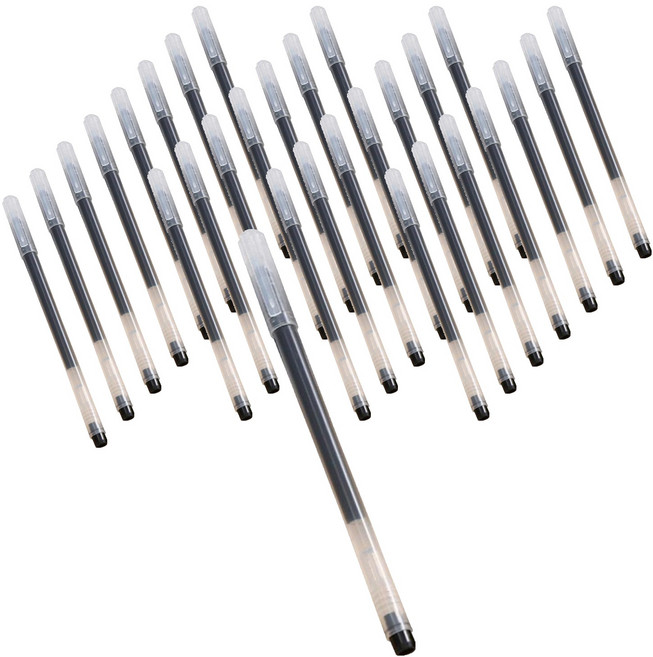 미도리 초대용량 갓성비 0.5mm 중성펜 MDR003, 블랙, 100개