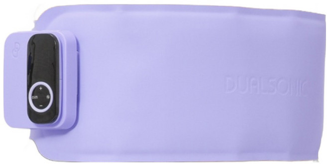 듀얼소닉 EMS 핏업벨트 복부 마사지기, JOMT-HB-01-A, 퍼플