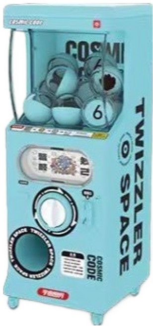 레크레이션 뽑기 게임 휴대용 미니 가챠 머신 블루, 1개