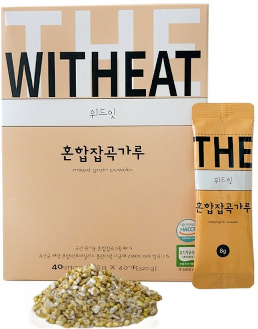위드잇 유아용 유기농 혼합잡곡가루 40p, 320g, 1개, 잡곡맛
