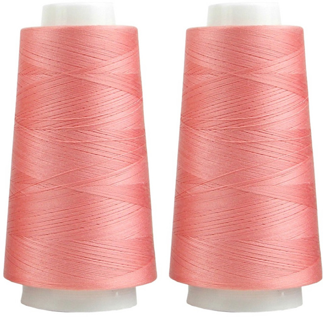 유니크 프리미엄 OWL 코아사 45수 2합 실, 7 코랄, 2개