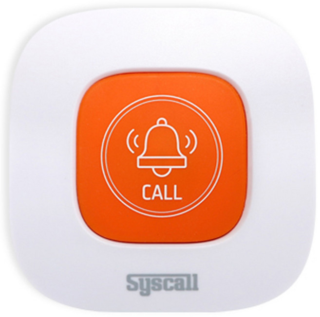 씨스콜 무선 생활방수 와이드 호출벨 ST-E1 오렌지, 1개
