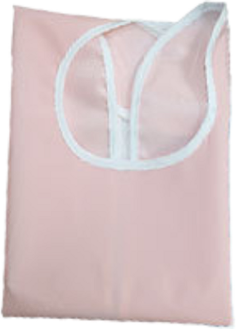 플렉스라인 노인 병원 성인용 턱받이 M, 핑크, 1개