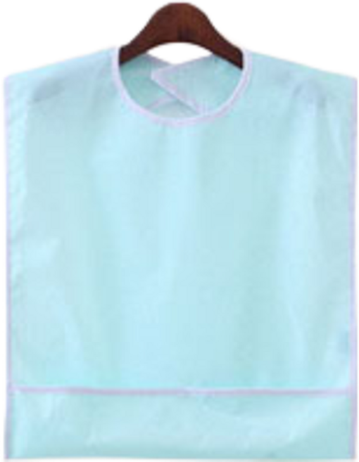 플렉스라인 노인 병원 성인용 턱받이 M, 민트, 1개