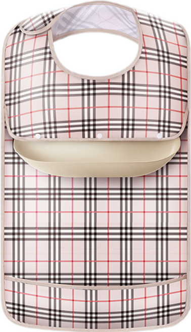 플렉스라인 노인 편한 성인용 턱받이 M, 트렌치코트, 1개