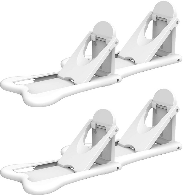 말랑베이비 창문 안전 잠금장치, 화이트, 4개