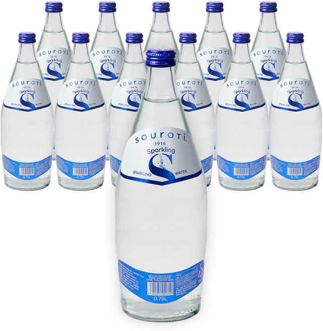 샤로티 탄산수 플레인, 750ml, 12개