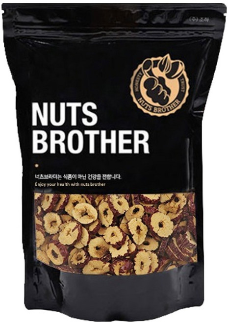 너츠브라더 대추 슬라이드 칩, 1개, 250g