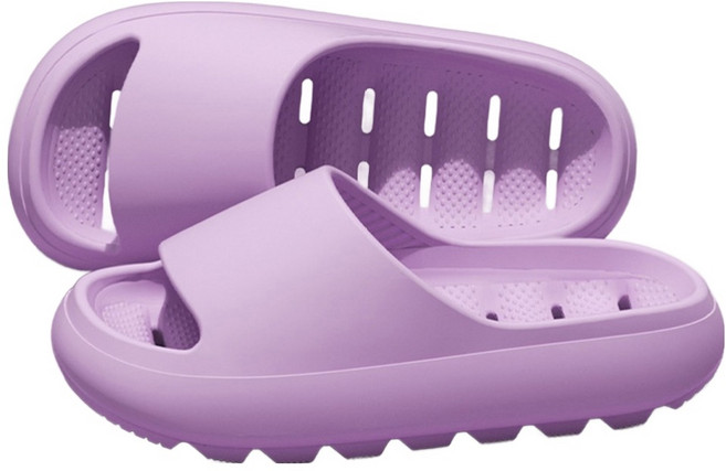 엘쏘 미끄럼방지 욕실화, 퍼플, 1개