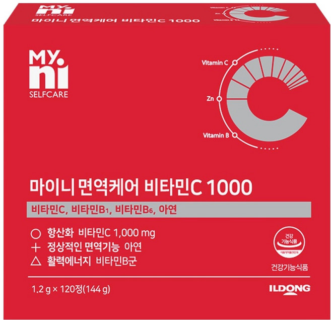마이니 면역케어 비타민C 1000, 120정, 1개