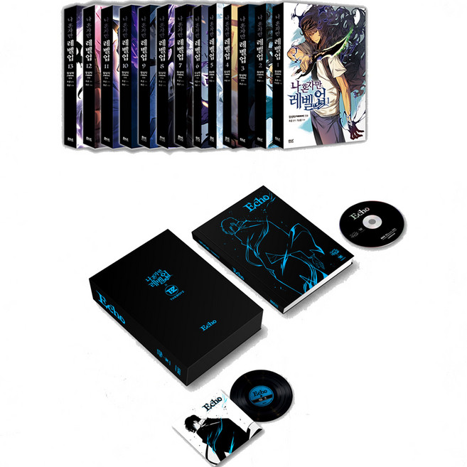 D&C MEDIA 漫畫 我獨自升級 + OST 專輯 ECHO 1~13 套組, 張成洛