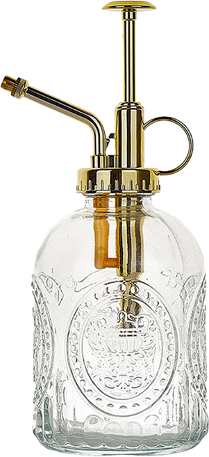 픽앤홈 고급 엔틱분무기 골드 손잡이, 투명, 1개