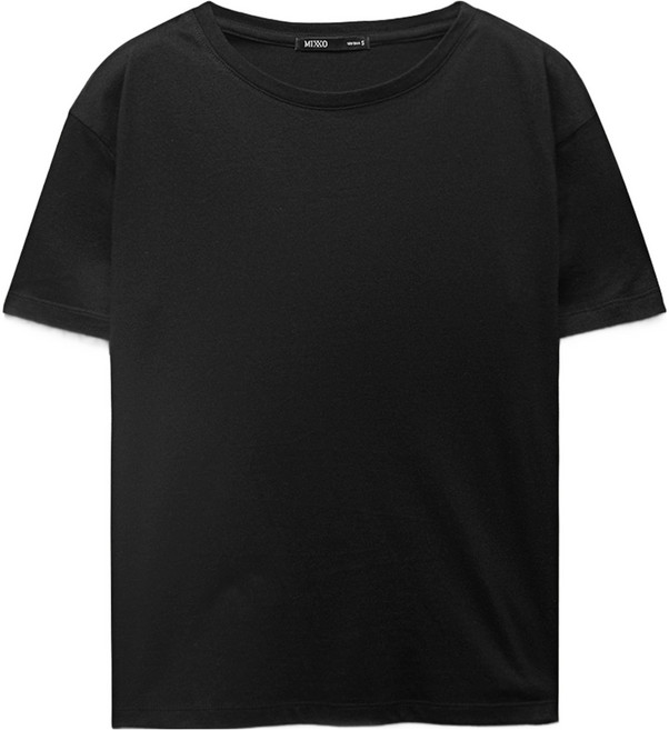 미쏘 여성용 베이직 R넥 티셔츠