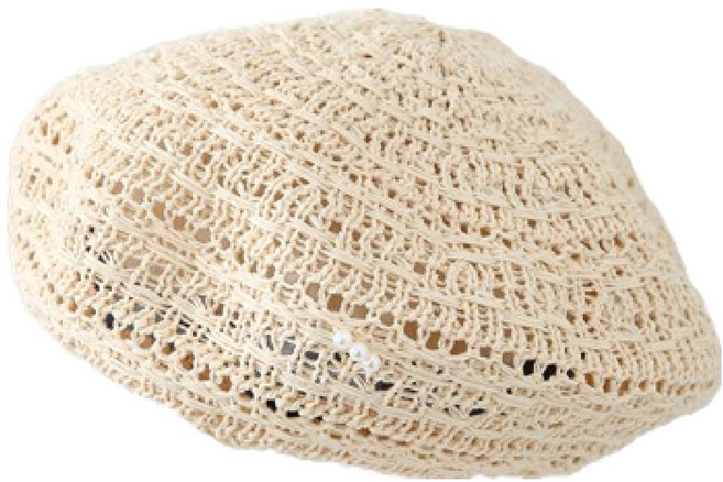 PDS패션 포인트 진주 SUMMER 베레모