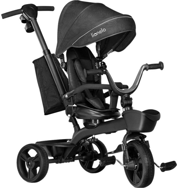 lionelo 豪華手推幼兒童三輪車 Kori 659293, 岩灰石