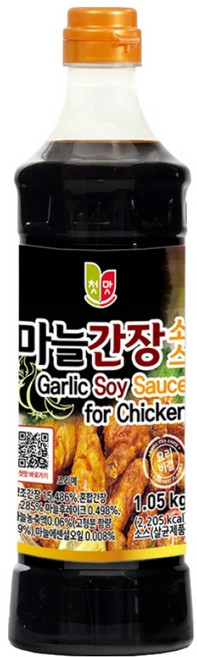 첫맛 마늘간장소스, 1.05kg, 1개