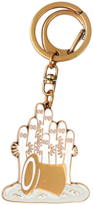 norns Moomin 金屬鑰匙圈, 1個, Hattifatteners 樹精