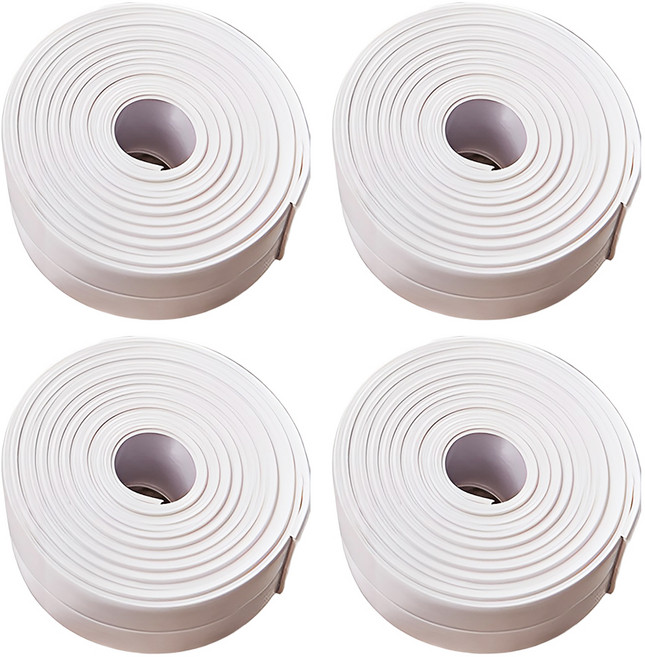 上手家居 防水防黴防水貼4件組 白色, 1組