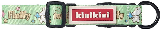 키니키니 반려동물 트윙클 치치 목줄, 그린, 1개