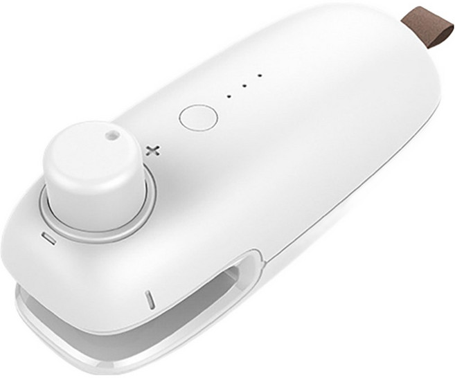 小麥購物 迷你封口機 充電款 L708, 1個, 白色