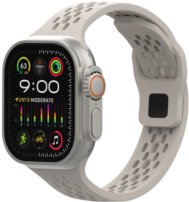 SKY 팔레트 실리콘 펀칭 스포츠 밴드 스트랩, 스타라이트, 1개