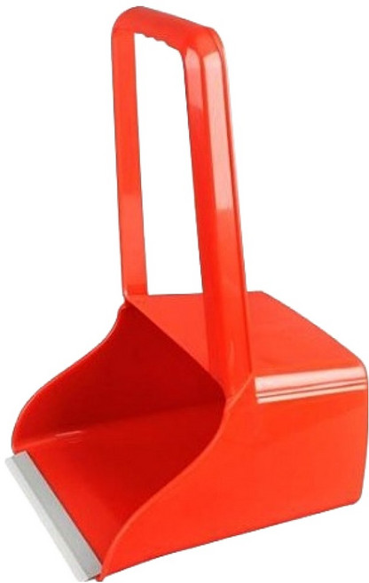 ACE 고무형 외각 쓰레받기 소, 레드, 1개