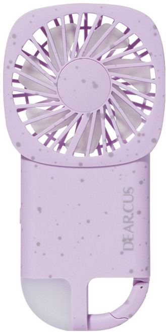 디어커스 후키 휴대용 선풍기, D6CHFO256151LV, 라벤더