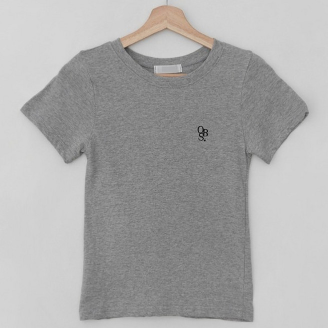 큐니걸스 여성용 오뷔스 자수 반팔티