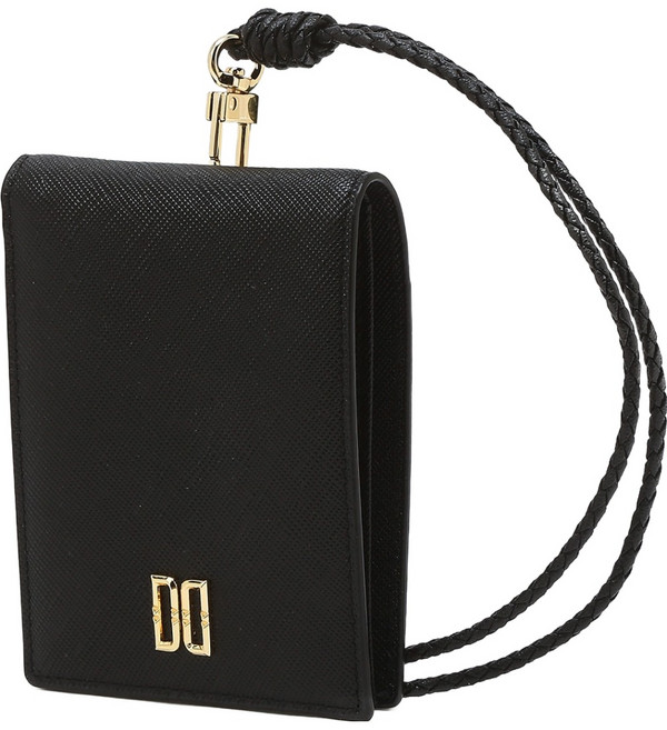 닥스 여성용 DD로고 소가죽 목걸이형 탈부착 카드지갑 DCHO5E977