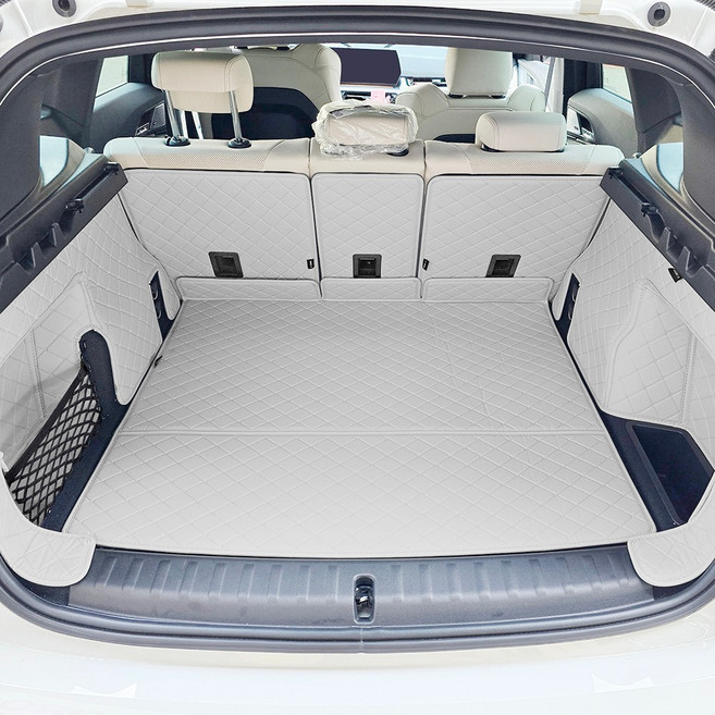 비비키 프리미엄 풀커버 트렁크매트, BMW X1 U11 2023년형 가솔린 디젤, 샌드베이지