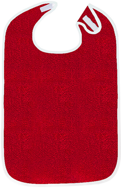 플렉스라인 성인용 어르신 턱받이, 레드, 1개