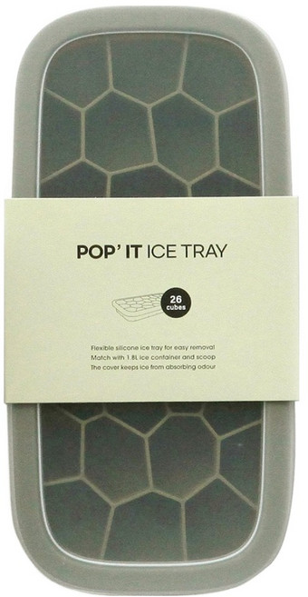 마리슈타이거 실리콘 얼음 트레이, 올리브그린, 1개