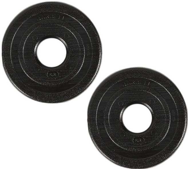 반석스포츠 K 중량원판, 2.5kg, 2개, 블랙