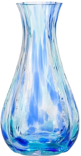 津輕 光Hikari花瓶 藍海, 藍色