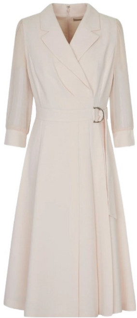 케네스레이디 여성용 샌더블 시스루 벨티드 원피스