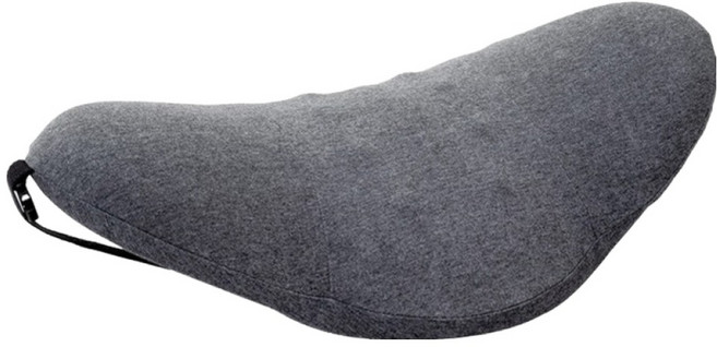 굿라이프숙면베개 메모리폼 허리 등받이 쿠션, 다크그레이