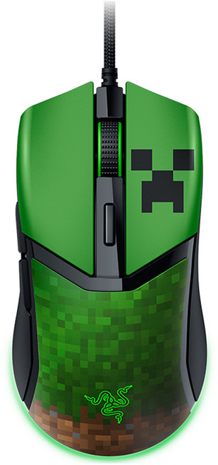 레이저 코브라 마인크래프트 에디션 게이밍 마우스, 그린